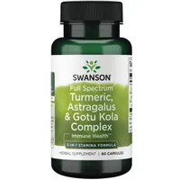 Swanson - Full Spectrum Turmeric, Astragalus & Gotu Kola, 60 kapsułek