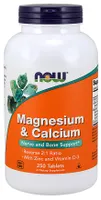 NOW Foods - Magnesium & Calcium + D3 + Zinc, 250 tabletek