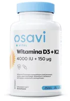 Osavi - Witamina D3 + K2, 4000IU + 150 μg, 120 kapsułek miękkich