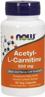 NOW Foods - Acetyl L-Karnityna, 500mg, 50 vkaps
