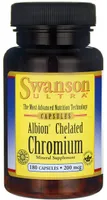 Swanson - Chelatowany Chrom, 200mcg, 180 kapsułek