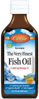 Carlson Labs - The Very Finest Fish Oil, Cytryna, Płyn, 200 ml
