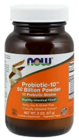 NOW Foods - Probiotyk-10, 50 Miliardów, Proszek, 57 g