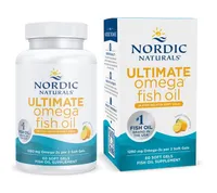 Nordic Naturals - Ultimate Omega w Żelatynie Rybiej, 1280mg, Cytryna, 60 kapsułek miękkich