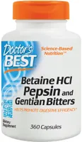Doctor's Best - Betaina HCL z Pepsyną i Goryczką, 360 kapsułek