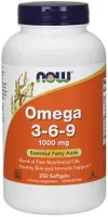 NOW Foods - Kwasy Omega 3-6-9, 1000mg, 250 kapsułek miękkich