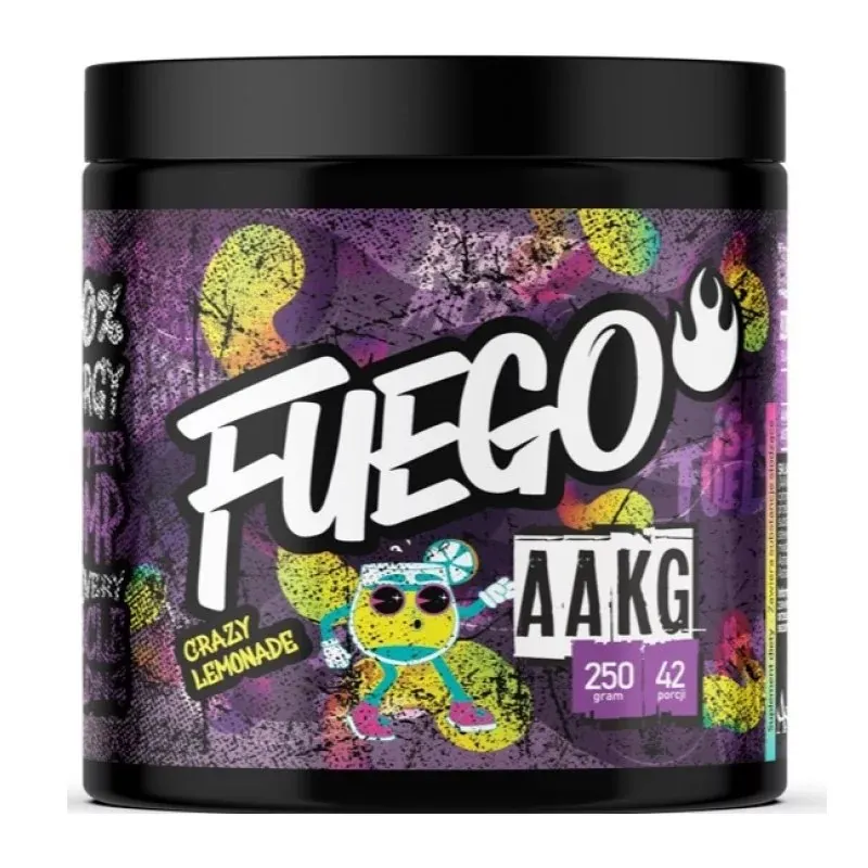 Fuego - AAKG, Lemoniada, Proszek, 250g