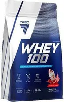 Trec - Białko Whey 100, Strawberry, Proszek, 900g