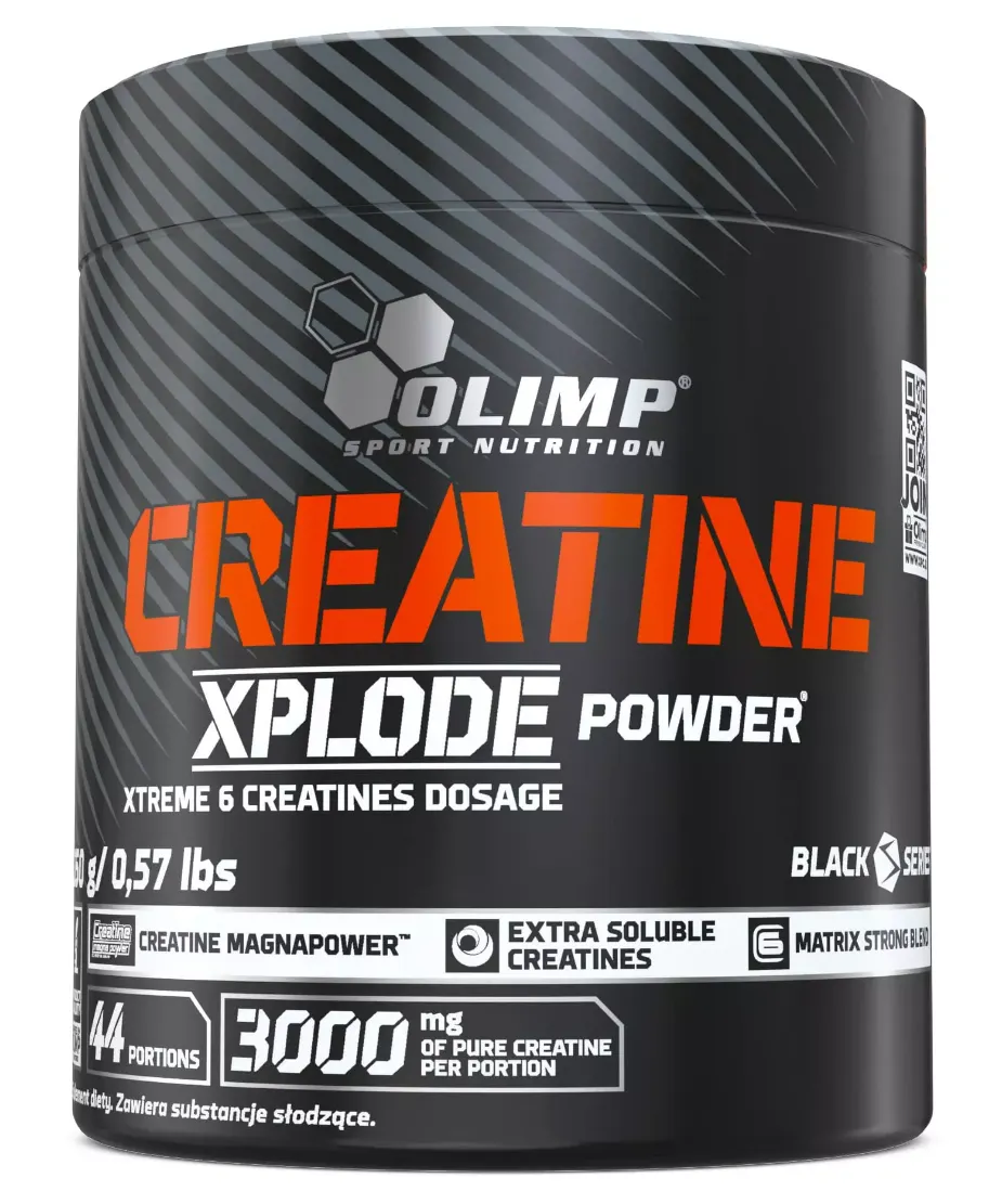 Olimp - Creatine Monohydrate Xplode, Pomarańcza, Proszek 260g