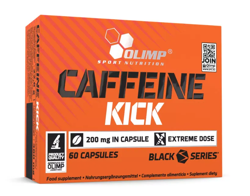 Olimp - Caffeine Kick 200mg, 60 kapsułek