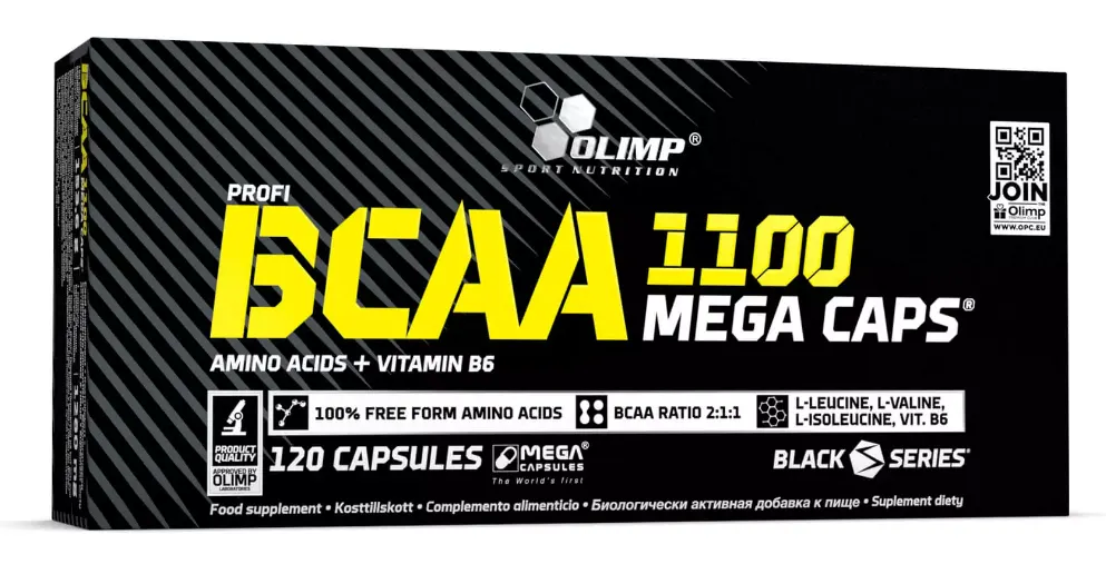 Olimp - BCAA Mega Caps, 120 kapsułki