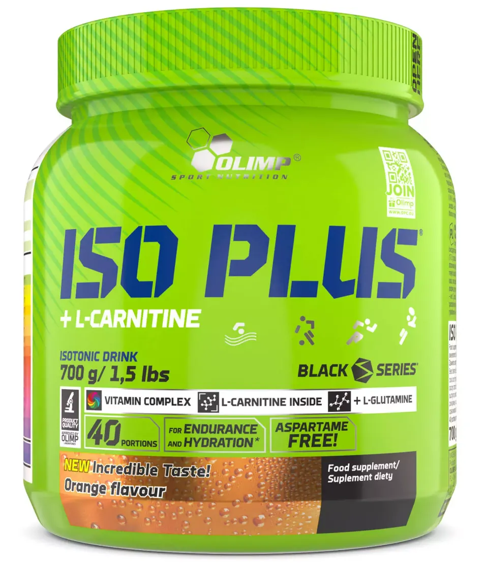 Olimp - Iso Plus Power, Pomarańcza, Proszek, 700g