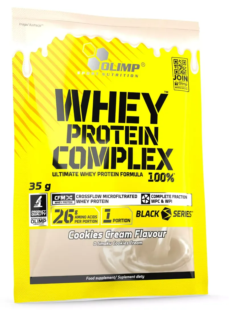 Olimp - Whey Protein 100%, Cokires Cream, Proszek, 35g