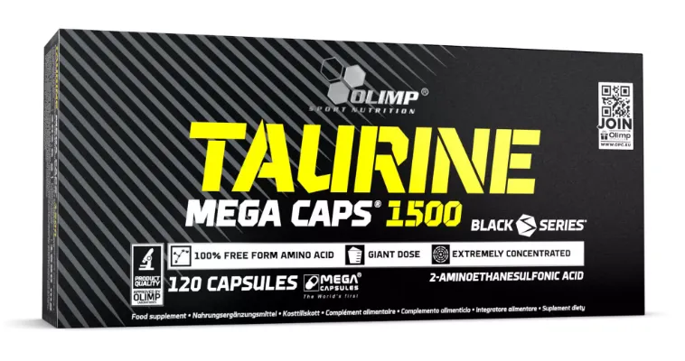 Olimp - Taurine Mega Caps, 120 kapsułek