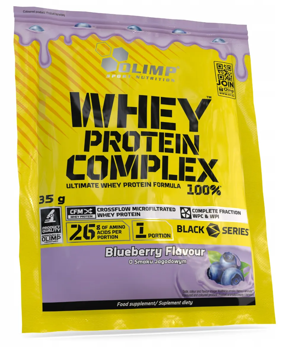 Olimp - Whey Protein 100%, Jagoda, Proszek, 35g