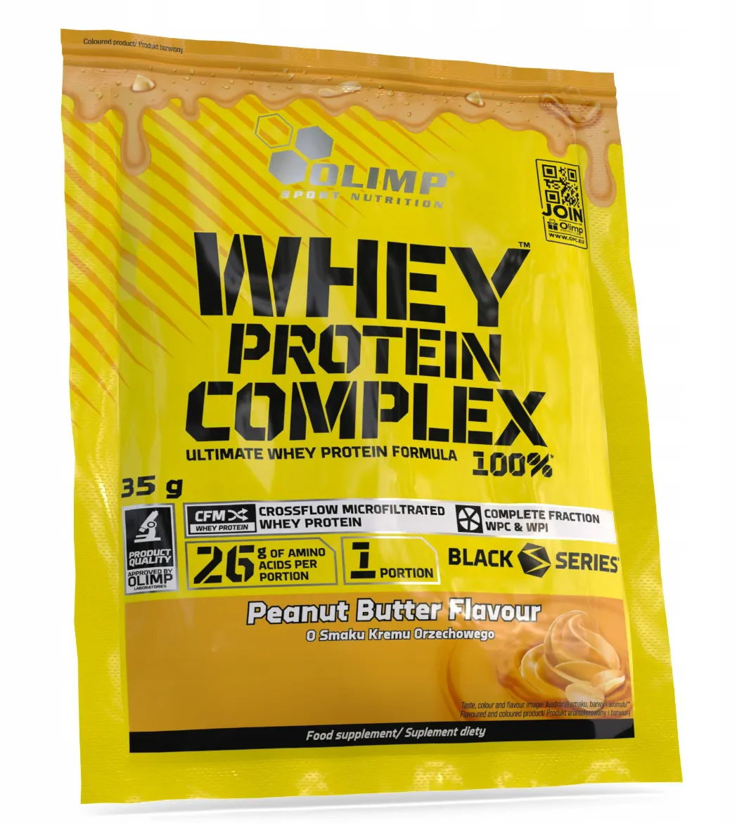 Olimp - Whey Protein Complex, Masło Orzechowe, Proszek, 35g