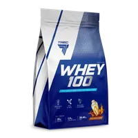 Trec - Odżywka białkowa Whey 100, Masło orzechowe, Proszek 900g