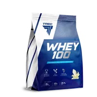 Trec - Odżywka białkowa Whey 100, Wanilia, Proszek, 900g
